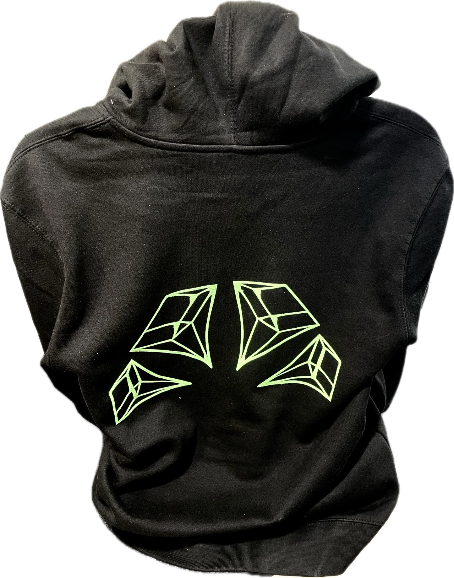 Lifted Zip-Up Hoodie w/Green Logo